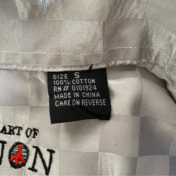 2009 JOHN LENNON IMAGINE SHIRT Yoko Ono Bag One Long Sleeve Striped Sz Small - Picture 11 of 11